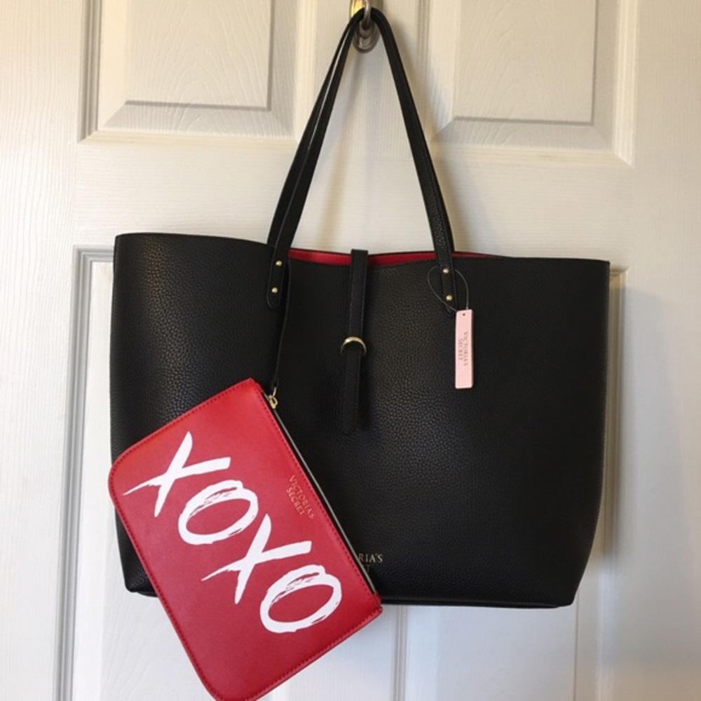 Victoria’s Secret Reversible Tote + Wristlet (NWT)